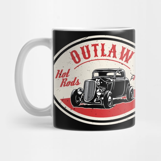 Outlaw Hot Rods 1988 by funkymonkeytees